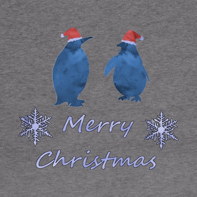 Santa Penguins by TheJollyMarten